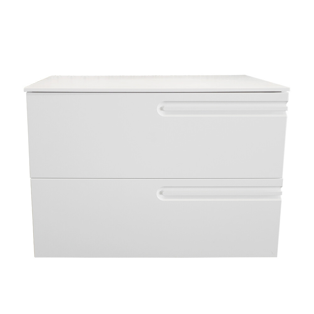 MUEBLE DE BAÑO ECONIC 80 CM BLANCO MATE CON ENCIMERA Mueble De Baño Econic 80 Cm Blanco Mate Con Encimera