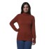 POLERA CON BOTONES LADRILLO