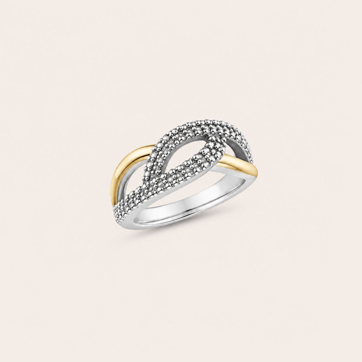 Anillo Delphi - Plata y Oro 