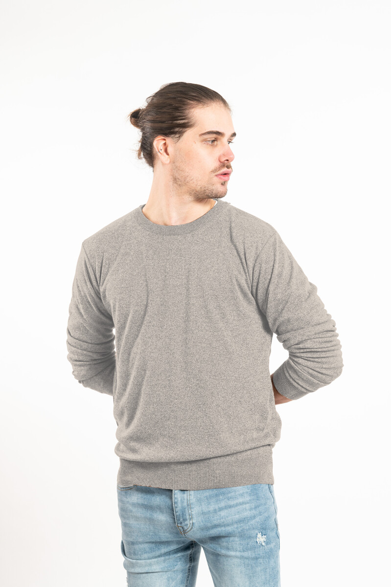Sweater Mouline - Light Grey 