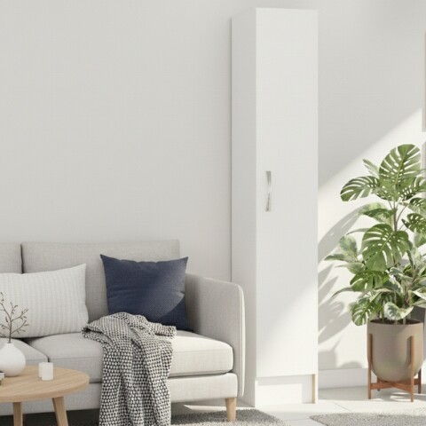 Multiuso Panelero Blanco 1 Puerta 4 Estantes MDP Multiuso Panelero Blanco 1 Puerta 4 Estantes MDP