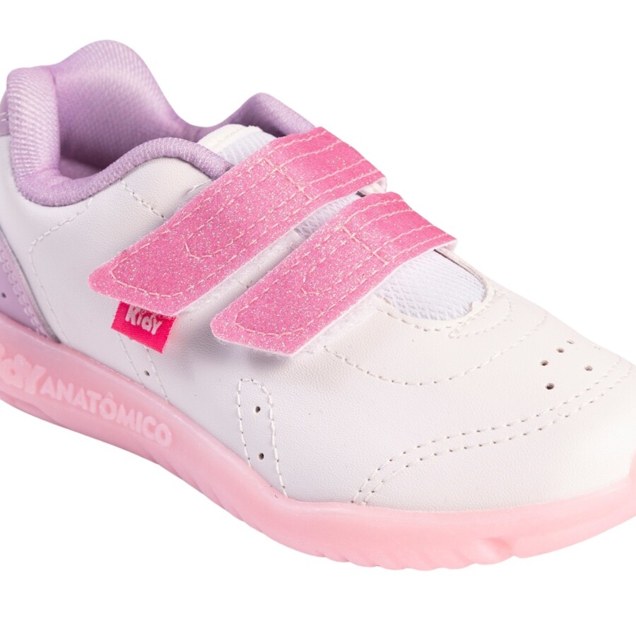 KIDY TENIS FLEX LIGHT BRANCO/LIL