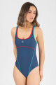 Malla natacion lake Dark night solid