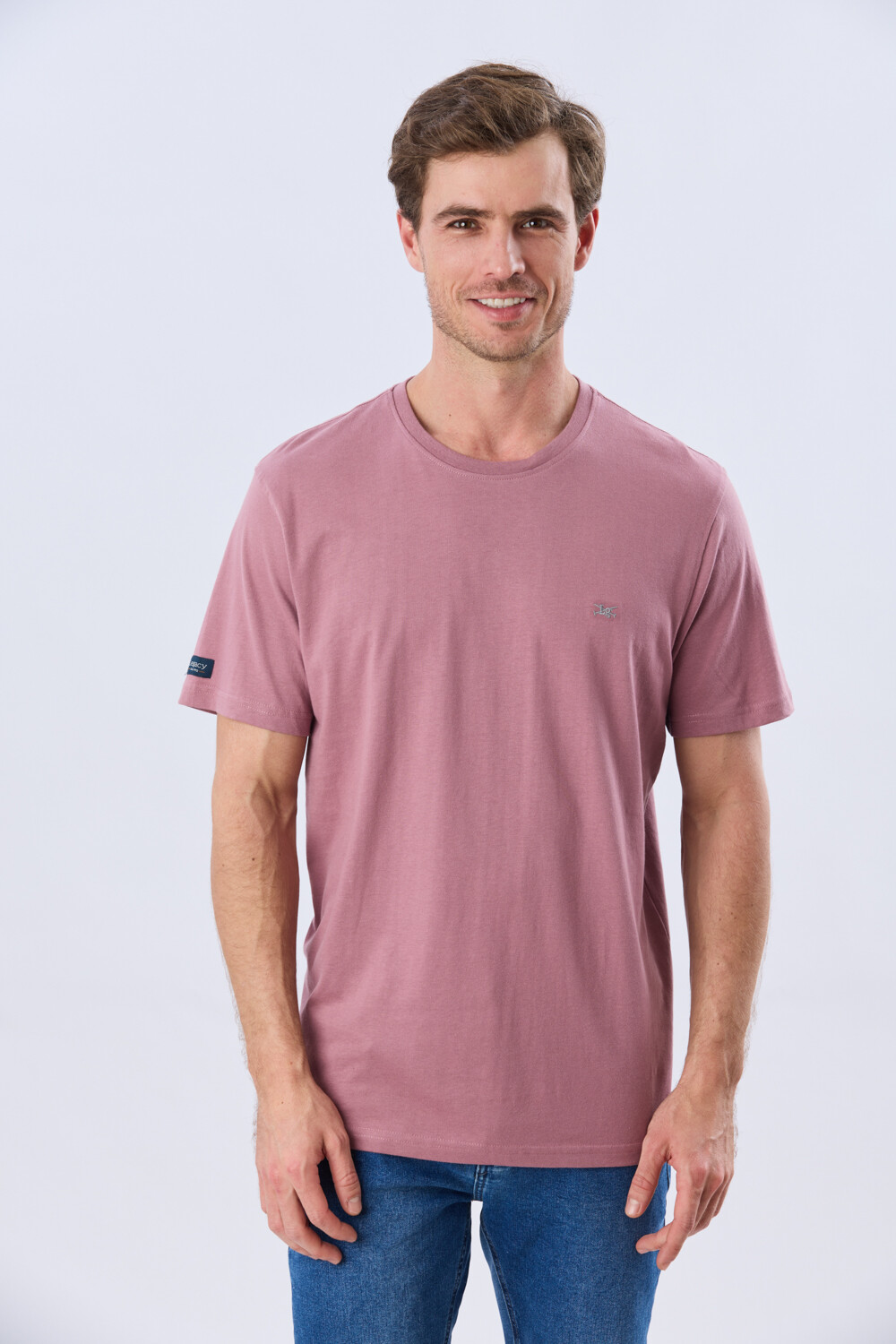 REMERA BÁSICA DE ALGODÓN Rosa Oscuro