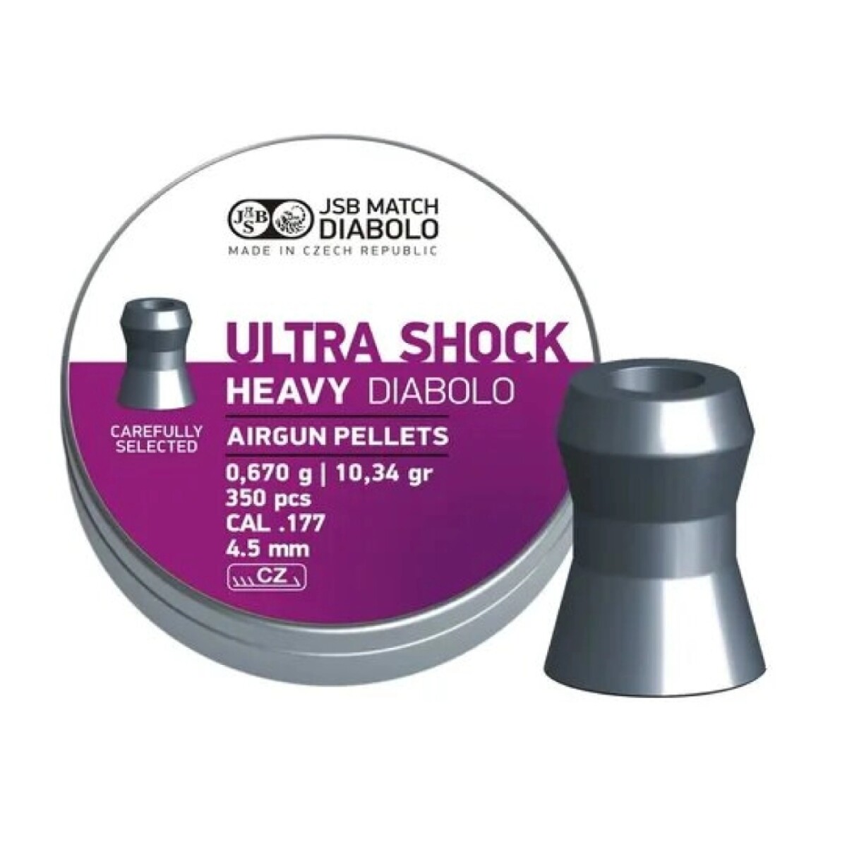 Chumbos Jsb Ultrashock Heavy Cal 4.5mm X350un 