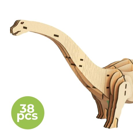 PUZZLE DE MADERA 3D ROYAL DINOSAURIO DIPLODOCO 001