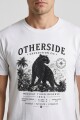 Camiseta estampada Pantera BLANCO