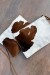 Leather Envelope Cowhide Marrón