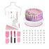 Set De Reposteria Pasteleria Decoracion Tortas 73 Piezas Color Rosa Set De Reposteria Pasteleria Decoracion Tortas 73 Piezas Color Rosa