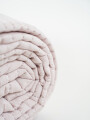 Cubrecama 1 Plaza Microfibra Washed Blanco