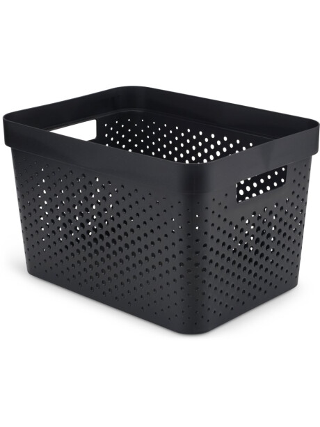 Cesta INFINITY 17L plástico negro Cesta INFINITY 17L plástico negro