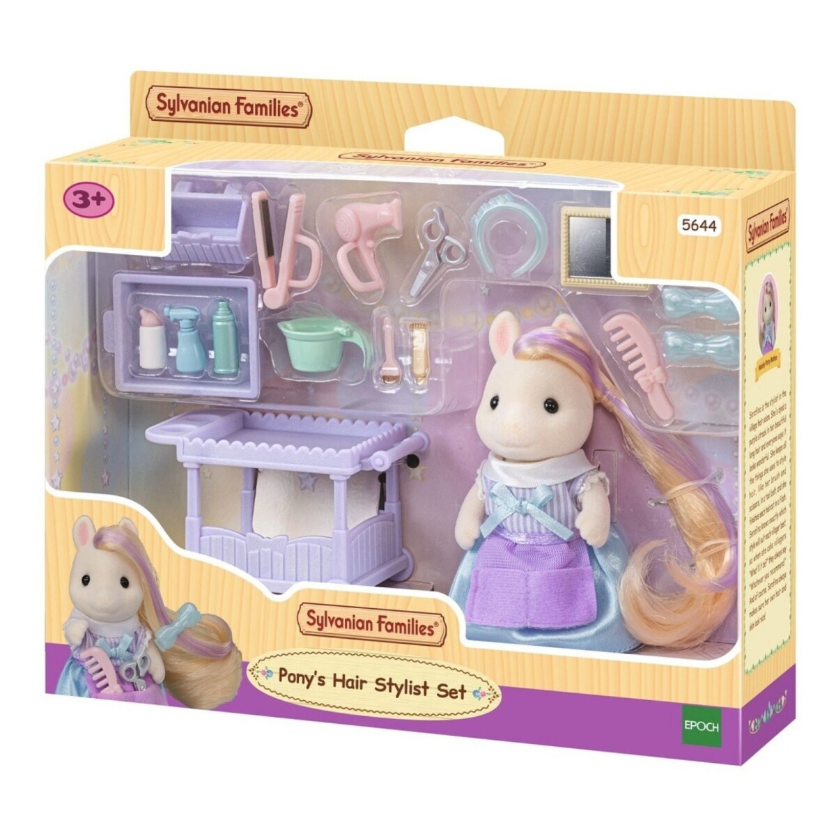 Sylvanian Families Set Pony Estilista Peluquera Figura + Acc 