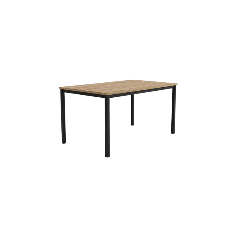 Mesa de comedor madera y hierro 120x80 Mesa de comedor madera y hierro 120x80