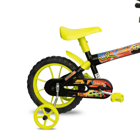Bicicleta Infantil Verden Con Rueditas Montaña Rod 12 Negro