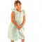 Vestido peto de niña Verde