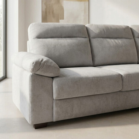 Rinconera Owen - Tela Microfibra - Chaise derecho 12073 (Greige)
