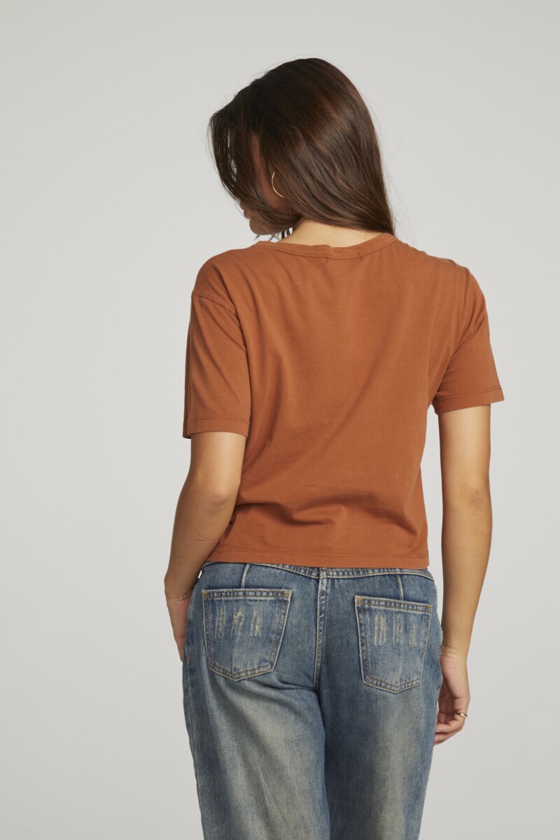 REMERA COTTON JERSEY Marron