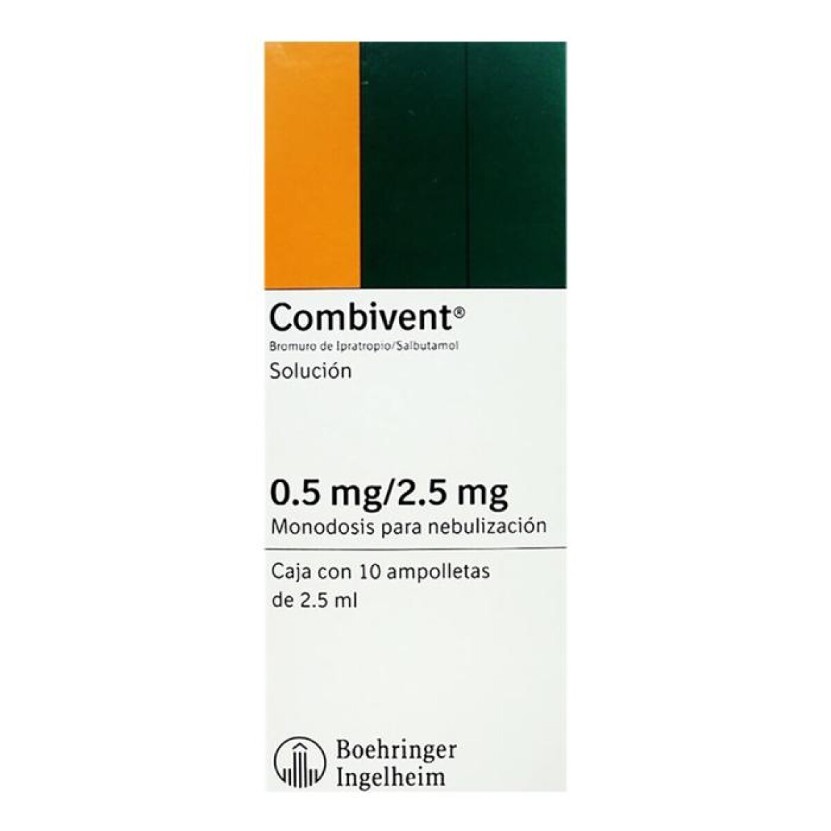 Combivent Sm 0.5 Mg./ 0.25 Mg. Viales Monodosis 