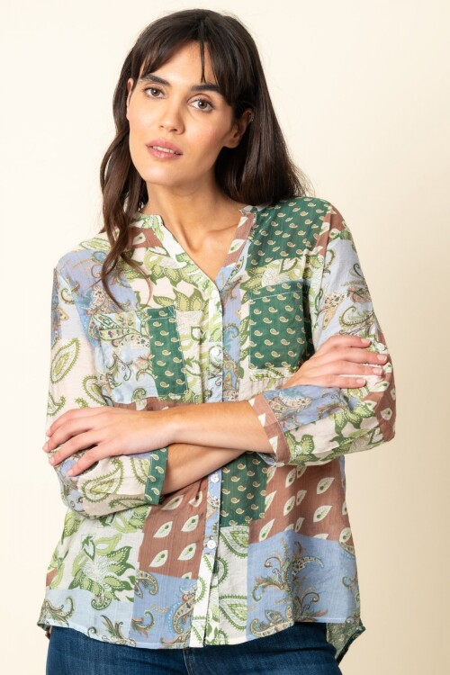 Camisa estampada Dama Camisa estampada Dama