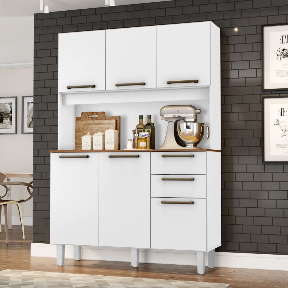Kit para Cocina Pop Blanco/Cinamomo