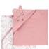 Set x2 toallas carters rosa