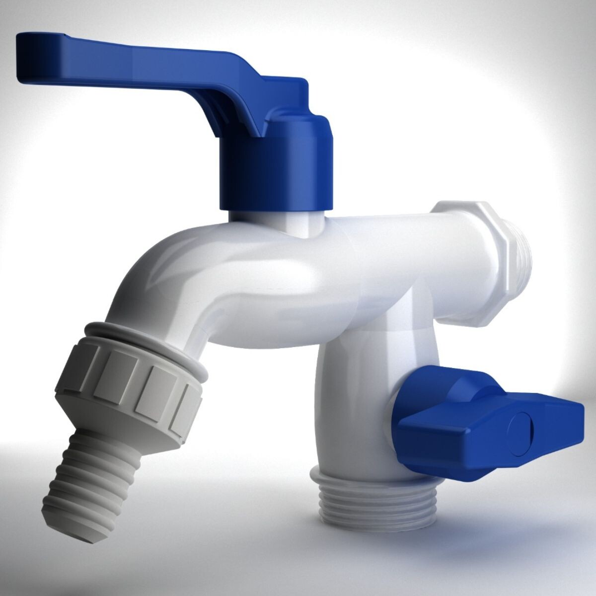 CANILLA PVC BETA CON CIERRE DOBLE ESFERA Canilla Pvc Beta Con Cierre Doble Esfera