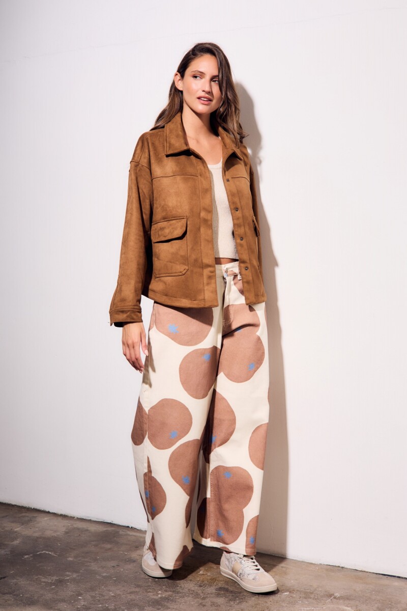 Sobrecamisa Gamuza Camel