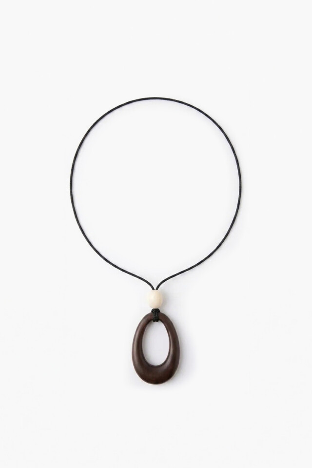 Collar boho chocolate