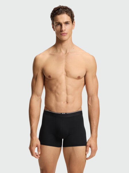 BOSS - Pack 3 Boxer Bamboo Briefs Negro
