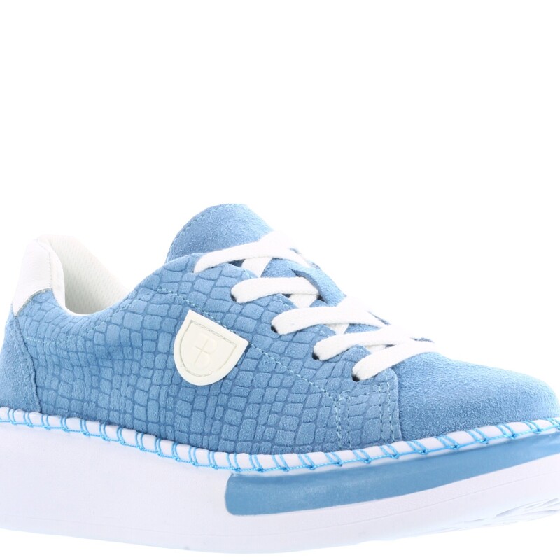 Zapatos de Mujer Bottero Deportivo acordonado Celeste - Blanco