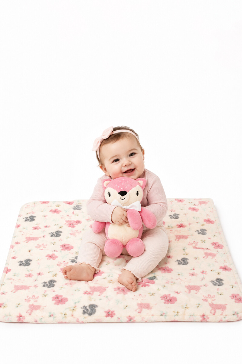Manta con Peluche 