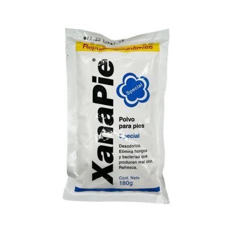 Talco XANAPIE Azul Repuesto 180Grs Talco XANAPIE Azul Repuesto 180Grs