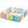 Corral Cerco Pelotero Plegable 1.59x1.59 + Alfombra Multicolor