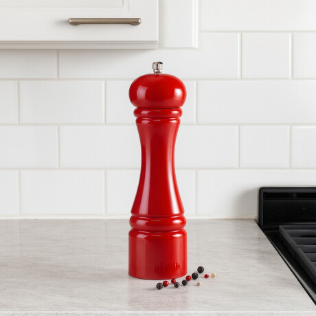 Molinillo Pimienta Madera Rojo 15 cm Ibili Molinillo Pimienta Madera Rojo 15 cm Ibili