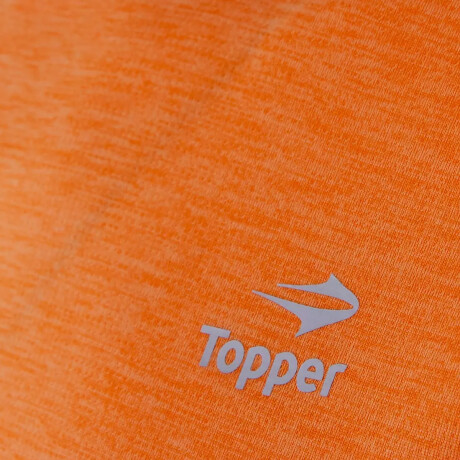 Remera Camiseta Topper Básica Deportiva Para Hombre Naranja