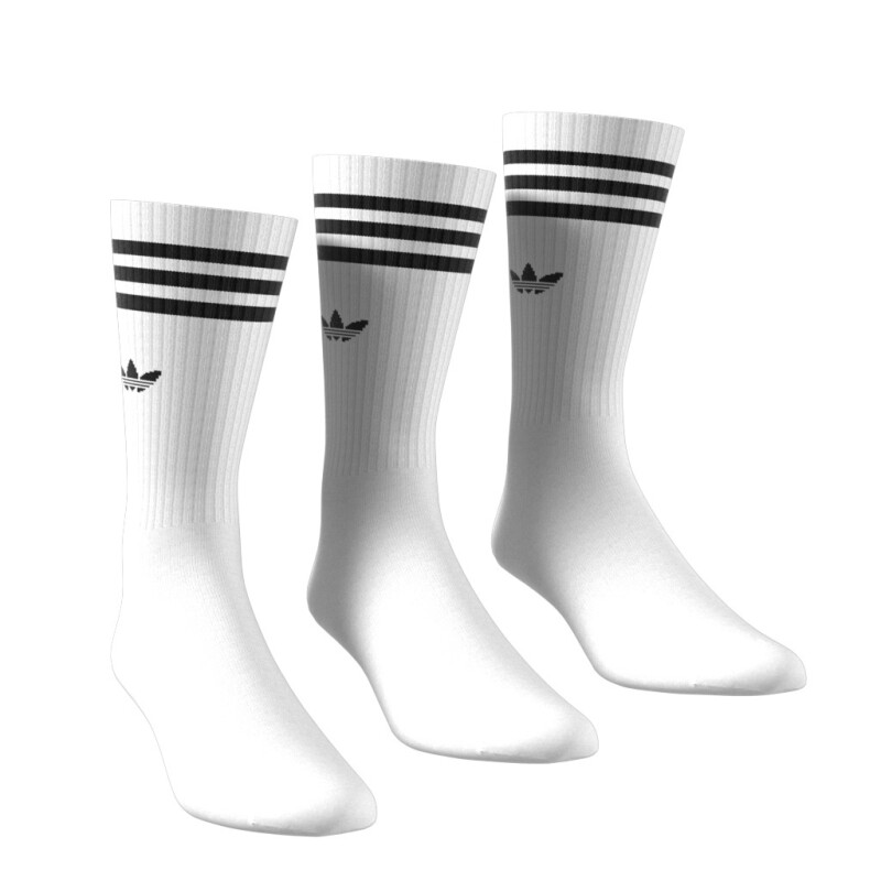 Medias High Crew Sock Unisex Blanco