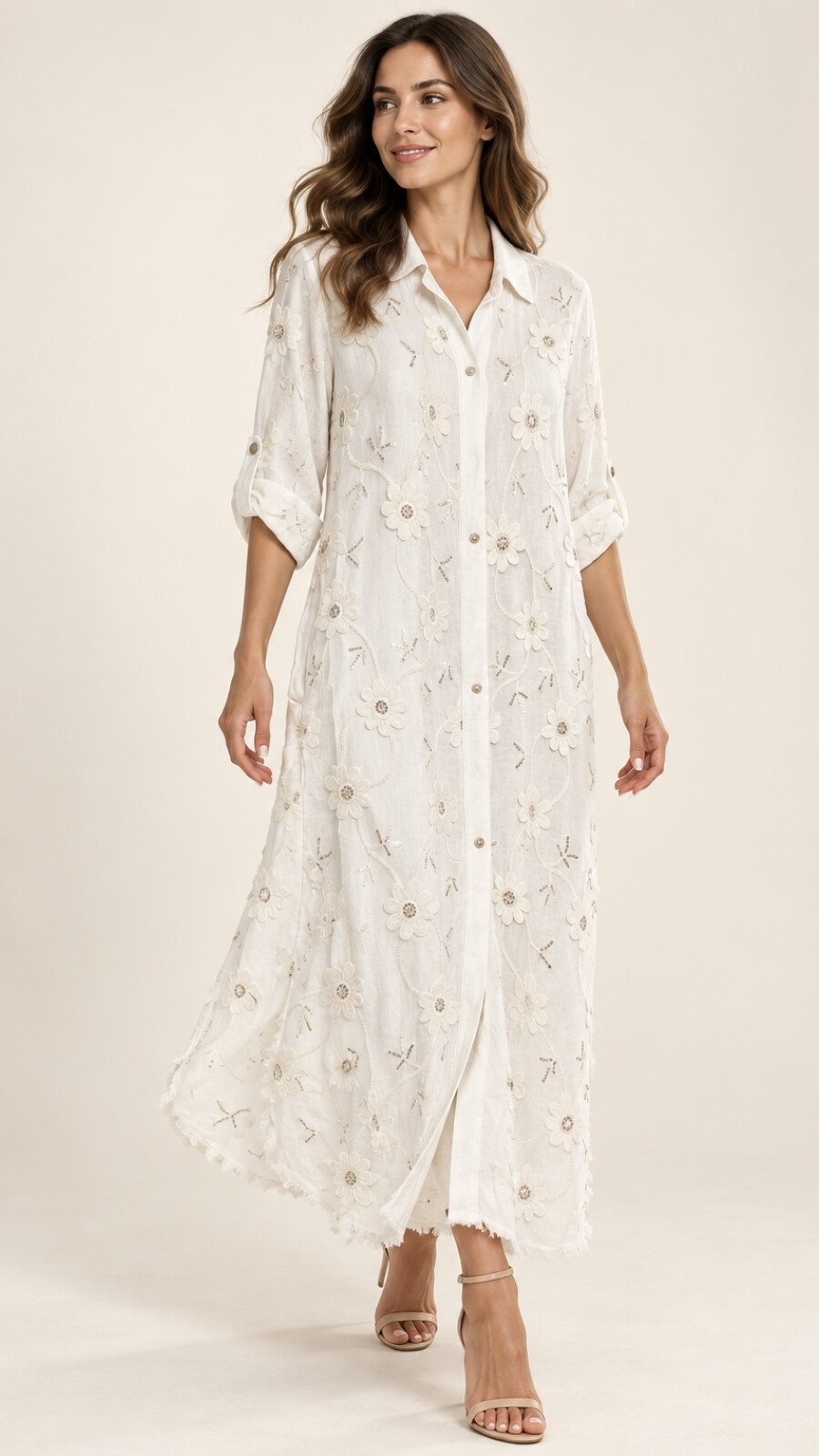 VESTIDO CAMISERO ALEM Blanco