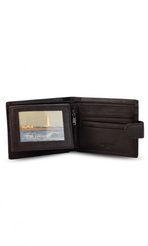 BILLETERA CUERO MORFEO CHOCOLATE