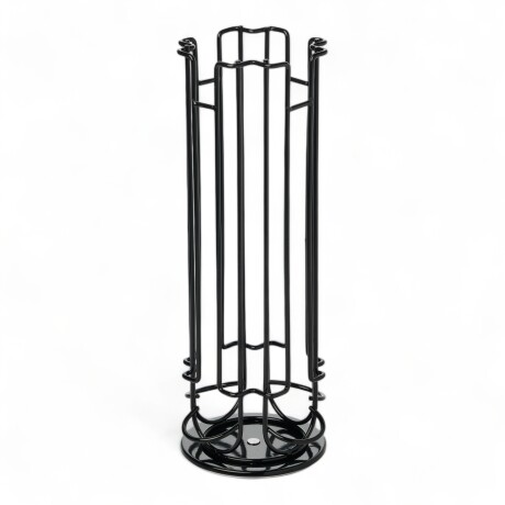 Soporte Giratorio Para 24 Capsulas De Café Negro