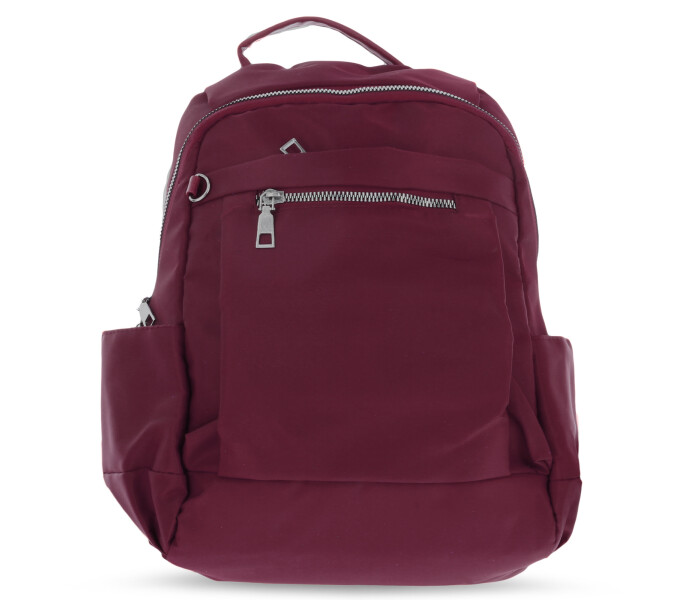 Mochila Miss Carol con cierres metalicos AZURITA Rojo