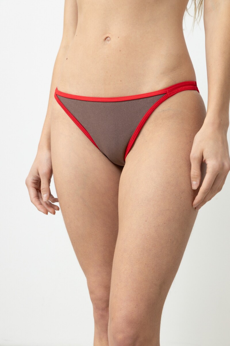 Bikini bottom Mallorca vivos en contraste chocolate