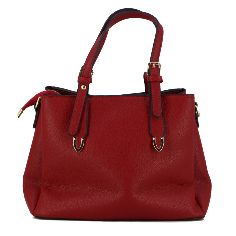 Darkness Cartera C/correa Larga-corta Y Monedero Bordo