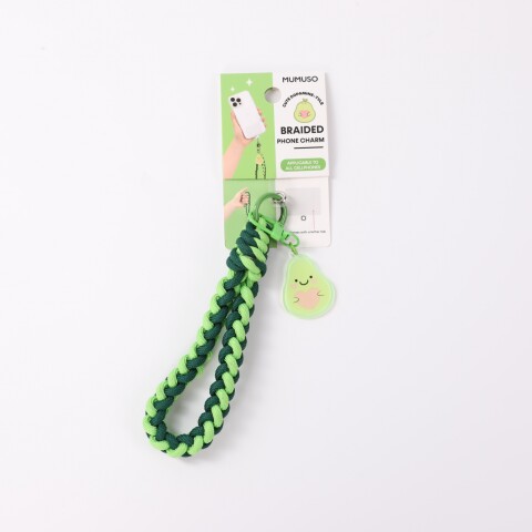 COLGANTE TRENZADO PARA TELÉFONO (AGUACATE) COLGANTE TRENZADO PARA TELÉFONO (AGUACATE)
