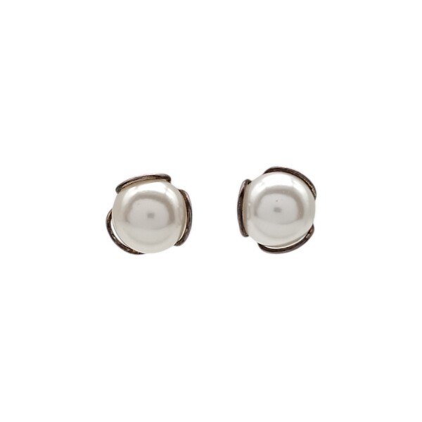 Caravanas Perlas de cultivo-Plata 925-Con Perla-CA3233 Conperla