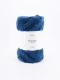 PIE DE CAMA DAMERO AZUL OSCURO