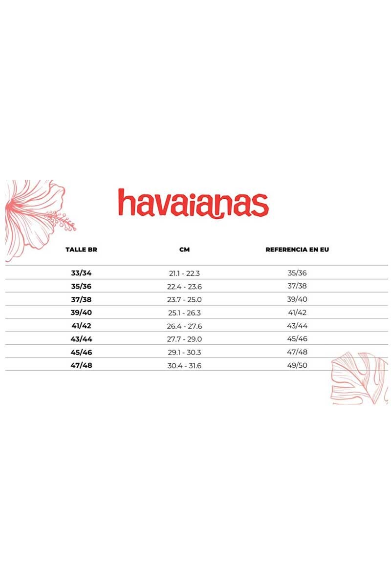 HAVAIANA ALOHA Negro