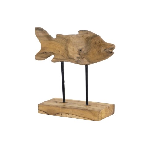 PEZ DECORATIVO 34x12x31CM MADERA PEZ DECORATIVO 34x12x31CM MADERA
