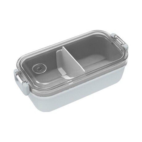 Bento box doble división gris