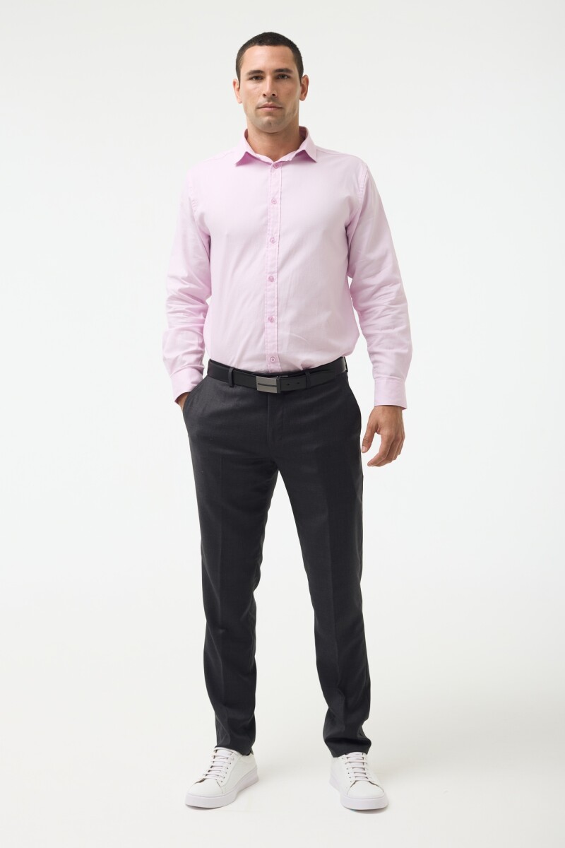 Camisa Dobby Algodón ROSADO