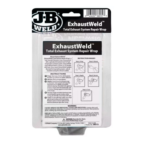 QUIMICOS VARIOS - CINTA ESCAPE FIBRA DE VIDRIO C/RESINA ALTAS TEMP JB WELD QUIMICOS VARIOS - CINTA ESCAPE FIBRA DE VIDRIO C/RESINA ALTAS TEMP JB WELD